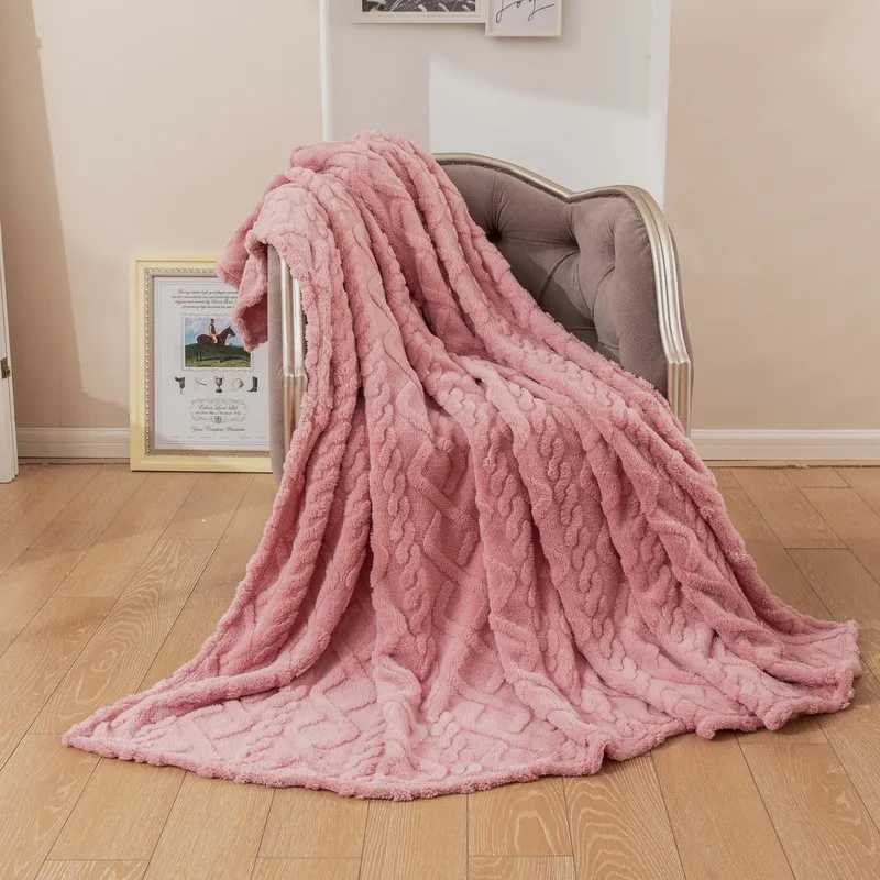 New Winter Blanket Home Warm Sherpa Soft Sofa Cover Throw Newborn Wrap Kids Bedspread Travel Textile Fleece Thick Warm Blanket H251216-image-1088601329