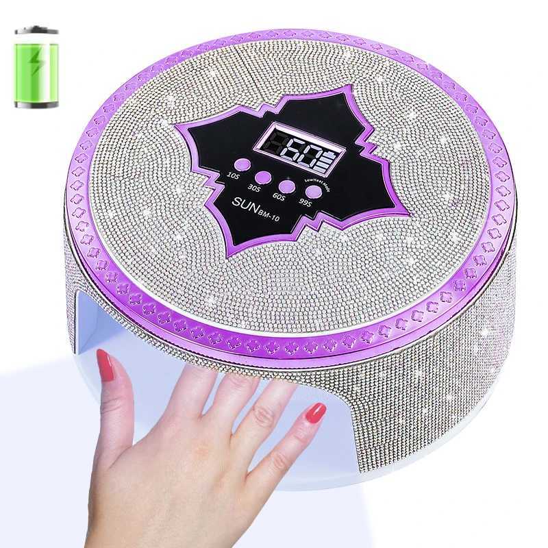66LEDS Rechargeable UV LED Nail Lamp Professional Cordless Gel Polish Drying Lamp For Manicure With Built-in Battery Nail ArtT251216-image-1088552656
