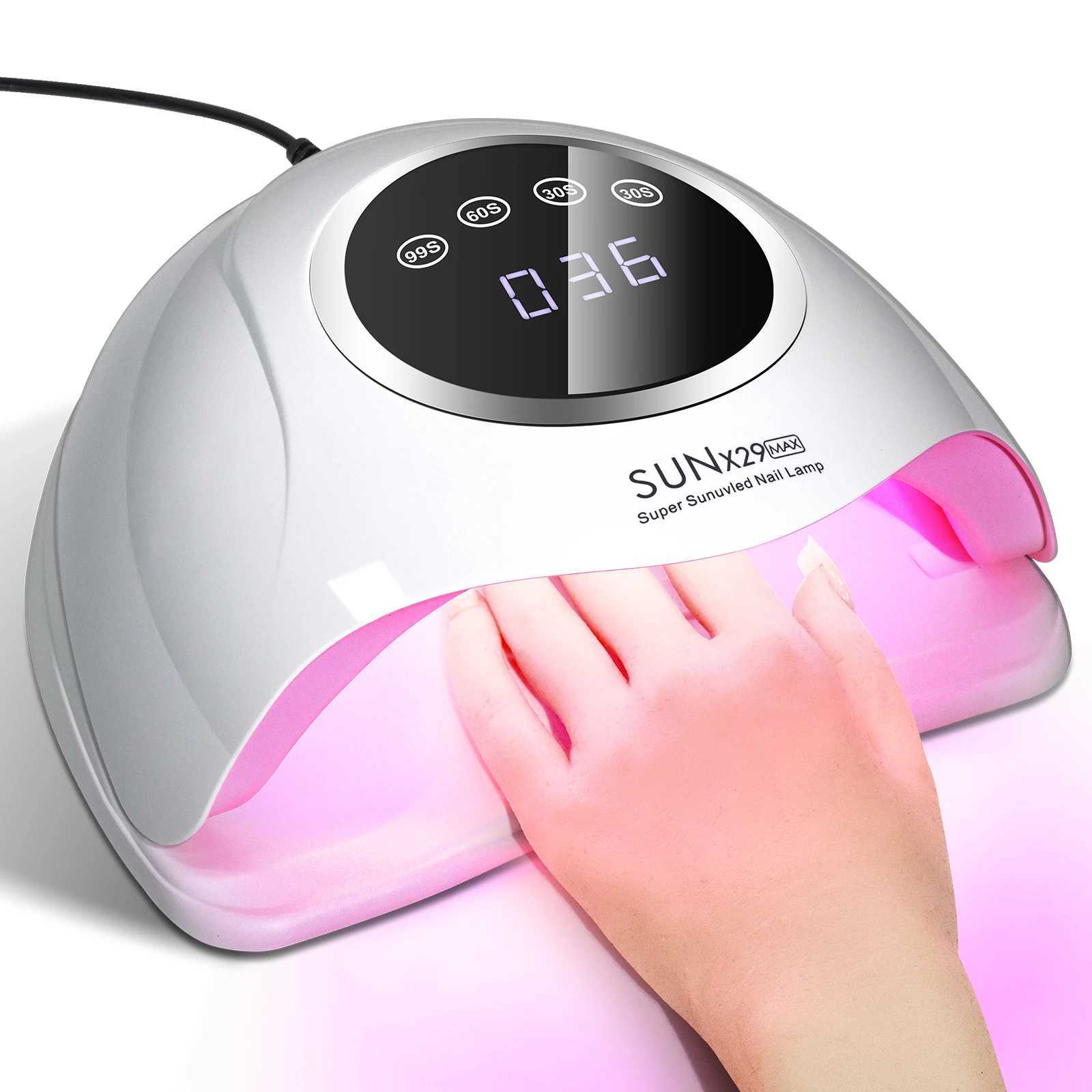 UV LED Nail Dryer 90PCS UV Lamp Beads Nail Lamp with Timer Automatic Sensor For All Gel Polish Professional Nail EquipmentT251216-image-1088553095