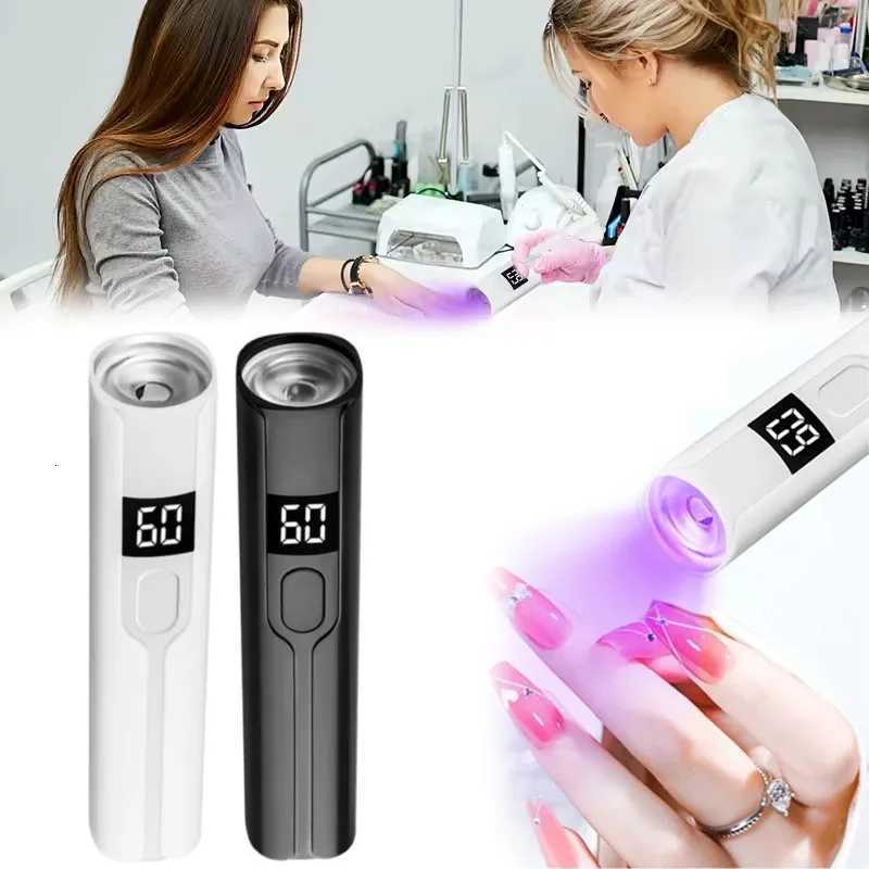 1-10PCS Portable Rechargeable Nail Lamp - Compact Handheld UV Light Curing Light for Travel Mini Flashlight DesignT251216-image-1088553393