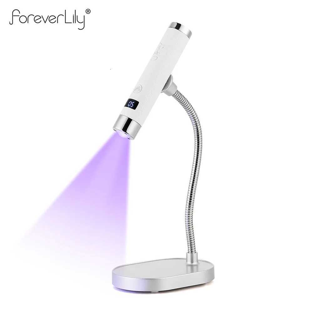 Mini UV LED Nail Lamp Desktop Handheld Drying Light Nail Art Stand Lamp Nail Gel Polish Quick Dry Nail Art Dryer Manicure ToolT251216-image-1088553275
