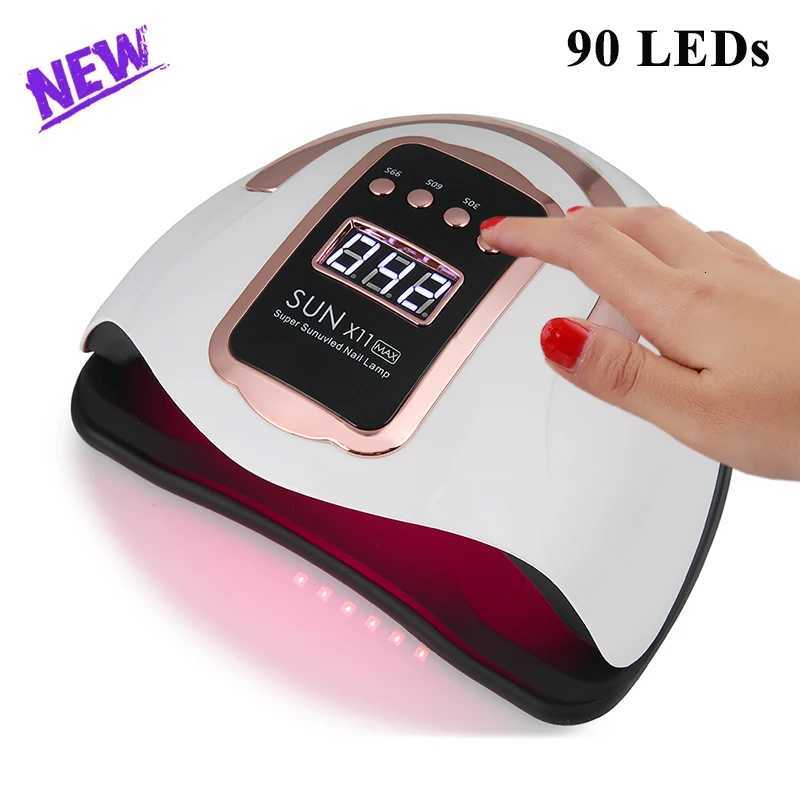 SUN X11MAX 90LEDs UV LED Nail Lamp Nail Curing Gel Polish Lamps For Home Salon Powerful LED Drying Lamps Professional Nail DryerT251216-image-1088553477