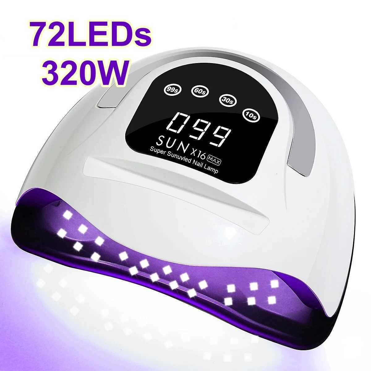 UV LED Nail Lamp High Power Nail Gel Light Professional Manicure Nail Lamp Nail Dryer With Automatic Sensor And 4 Timer SettinT251216-image-1088554415