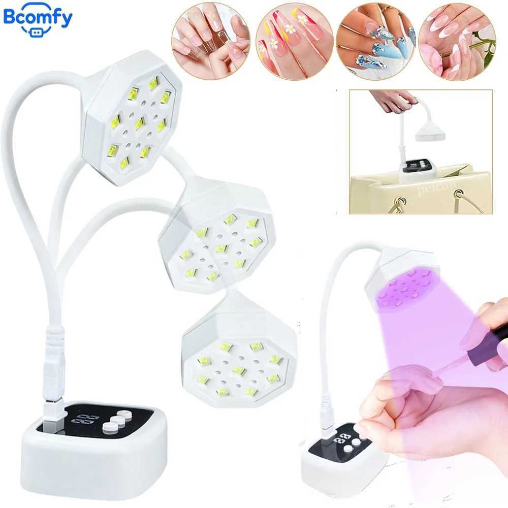Mini UV LED Nail Dryer Lamp Foldable USB Curing Light Desk Lamp Quick Dry Nail Art Manicure Tool for Gel PolishT251216-image-1088553327