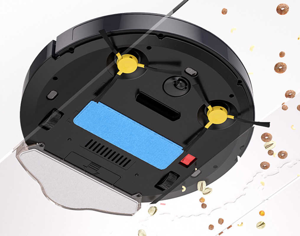 Intelligent ultra-thin voice-controlled sweep, vacuum and mop three-in-one fully automatic smart floor cleaning robot L260523-image-1064815315