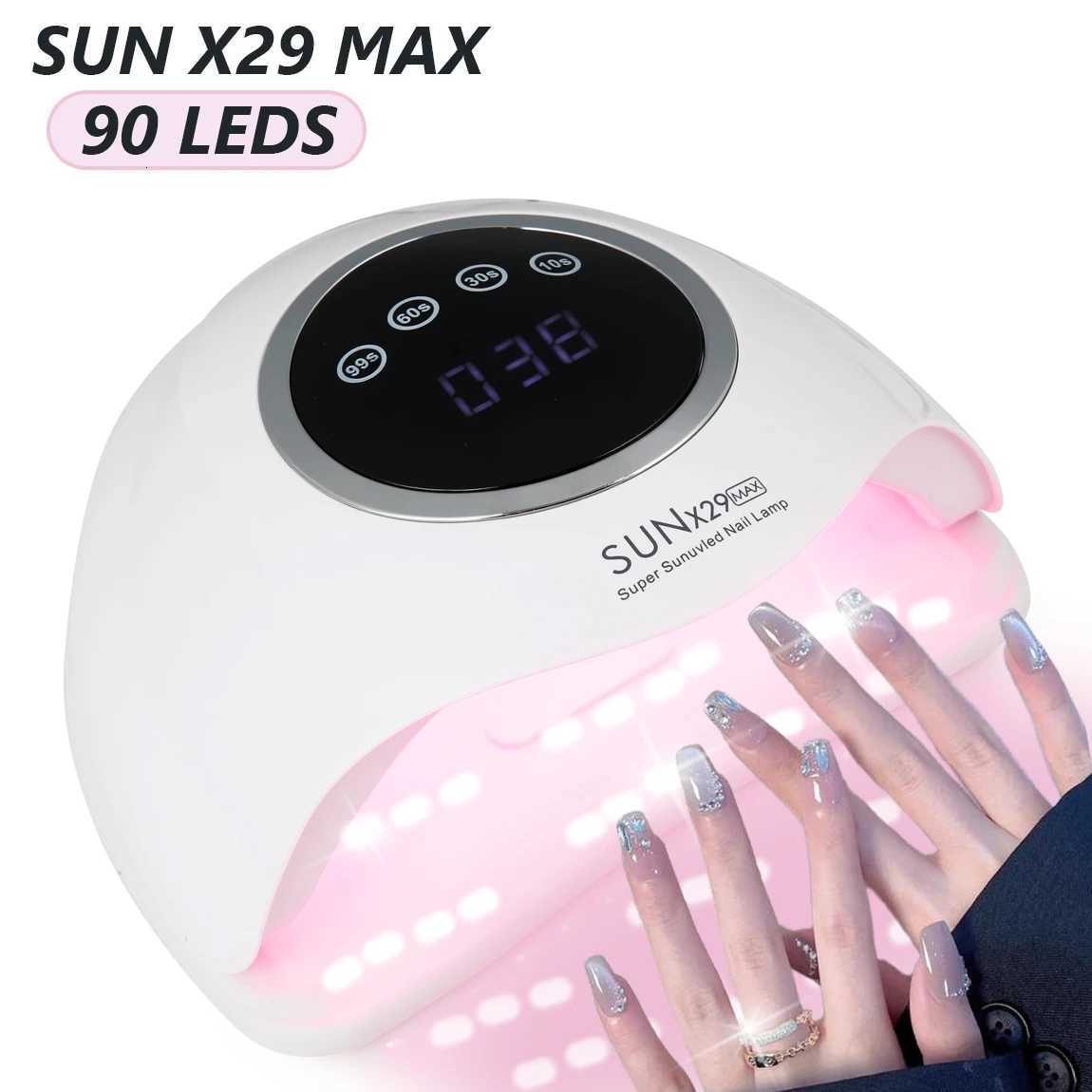 New 90 Bead UV/LED Professional Nail Dryer 4 Intelligent Timed Mode Nail Lamps Fast Drying Nail EquipmentT251216-image-1088552976