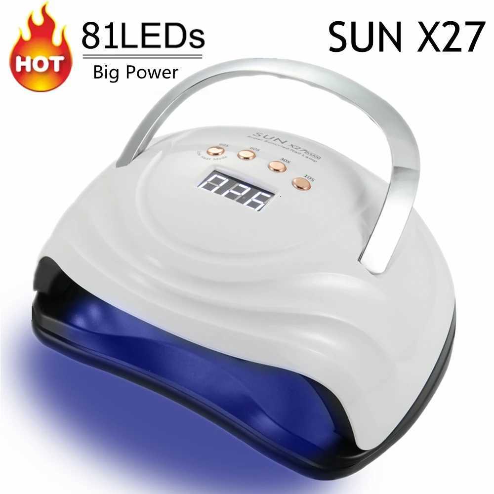 SUN X27 MAX New Nail Dryer UV LED Nail Lamp 81 Beads Gel Nail Quick Drying Curing Light Manicure Machine Art Salon ToolT251216-image-1088551563