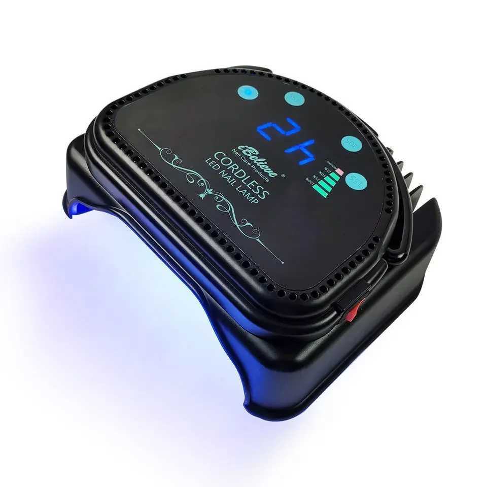 2PCS 15S Fast Dry Led UV Nail Lamp For Shellack 64W Portable Cordless Manicure Light Stainless Polish Dryer With HandleT251216-image-1088553377