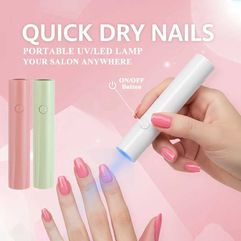Mini Handheld Nail Enhancement Slot Lamp Gel Nail Polish Curing Lamp USB Cable Nail Dryer Machine Mini Portable LED UV Nail LampT251216-image-1088553698