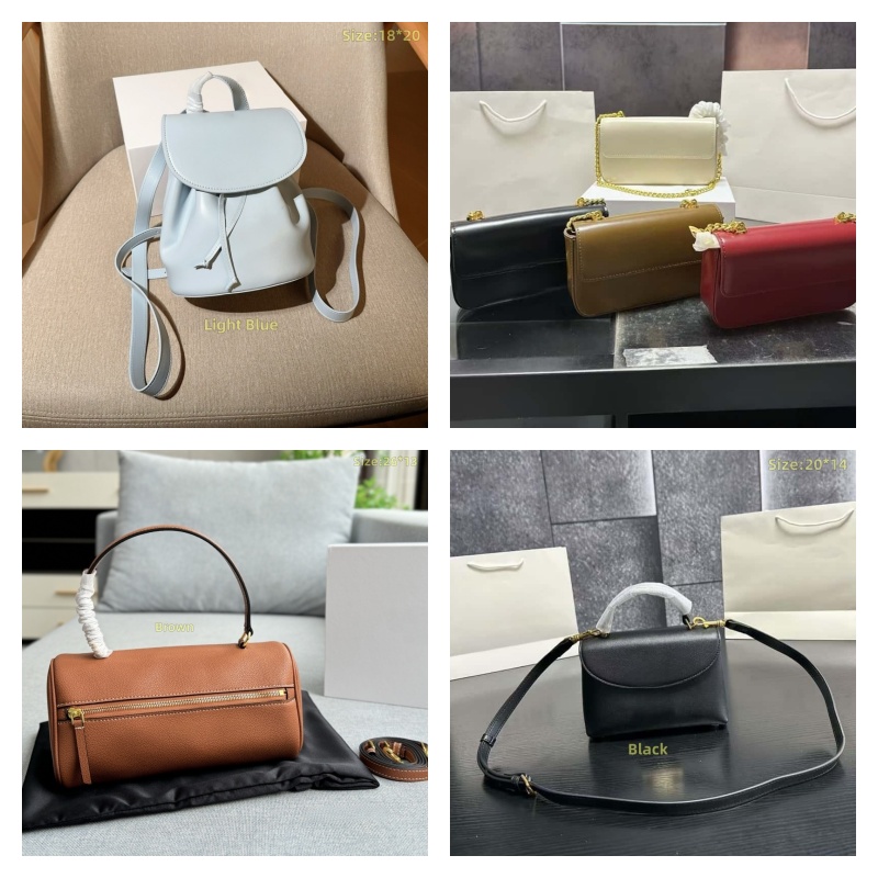 Designer handle High-Quality Women's Classic Cylindrical Round Handbag Extremely Lightweight Unique Handle Hand Shoulder Bag Perfect Accesso