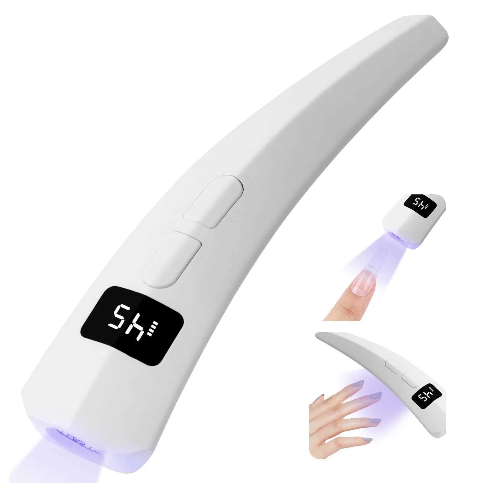 Handheld UV LED nail drying lamp rechargeable mini nail enhancement lamp gel nail enhancement tool nail dryerT251216-image-1088553134