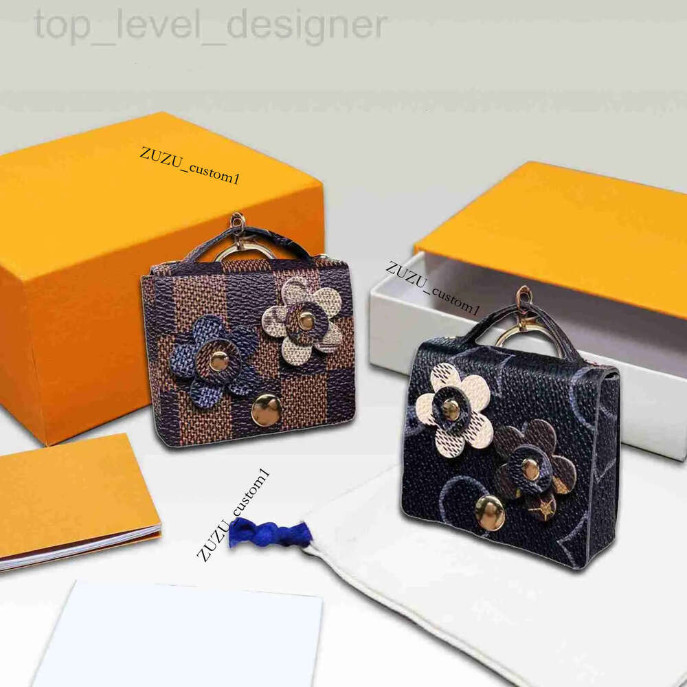 Porte-clés en cuir de marque d'âne, pendentif de vieille fleur, porte-clés de voiture, accessoires de sac de maison pour fille, tendance, nouvell