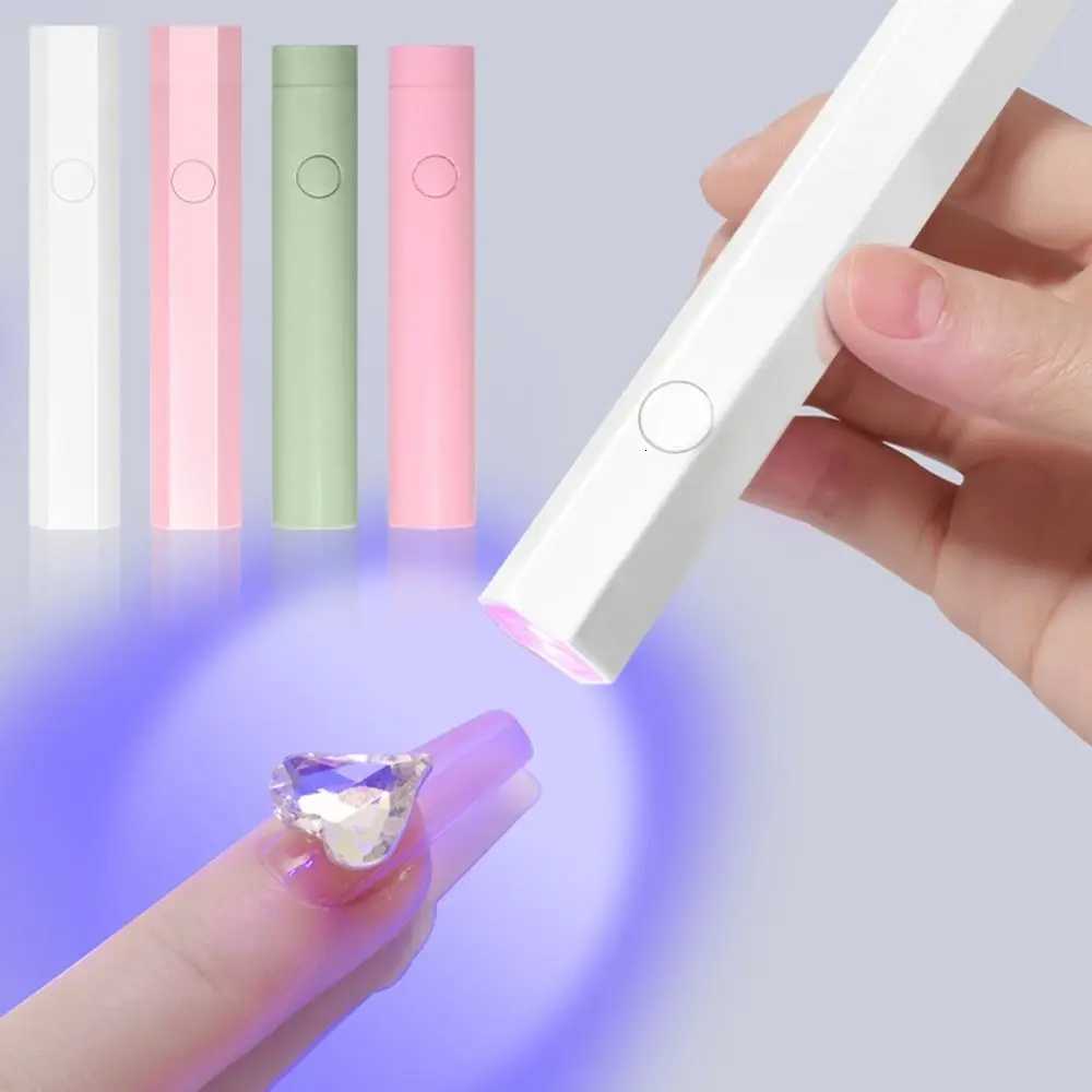 USB Pen-Style Nail Dryer Nail Art Tools Gel Nails Handheld Gel Polish Drying Lamp 180mAh Mini Uv Light Uv Led LampT251216-image-1088551755