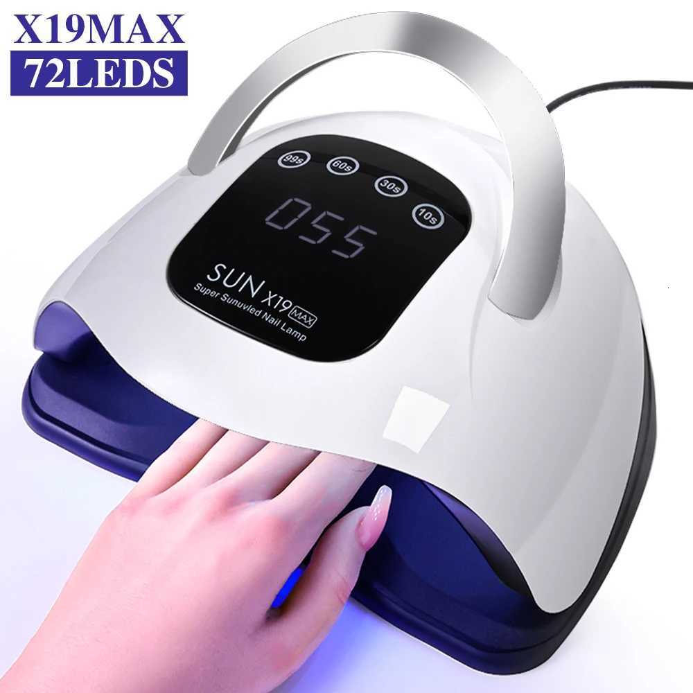 72LED UV Nail Art Lamp Professional High Power Nail Dryer with Sensor Fast Curing Gel Nail Polish Drying Lamp Nail Salon ToolsT251216-image-1088554566