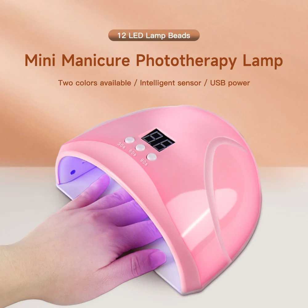 Usb Nail Photo MaChine 12 UV LED Light Curing 36W Infrared Sensor Nail Lamp Gel Polish Art Dryer Nail Art Manicure ToolsT251216-image-1088552438