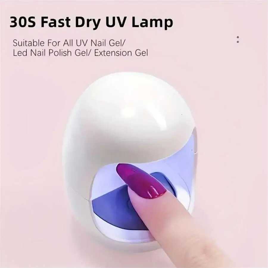 Mini Q-shaped Nail Lamp UV/LED Nail Dryer Quick Drying Nail Gel Nail Dryer For Home Nail Art DIYT251216-image-1088551515