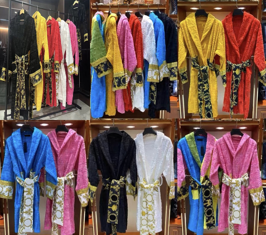 Men's and women's pajamas, designed by both genders. High-end men's cotton bathrobes. High-quality robes. Breathable and elegant bath