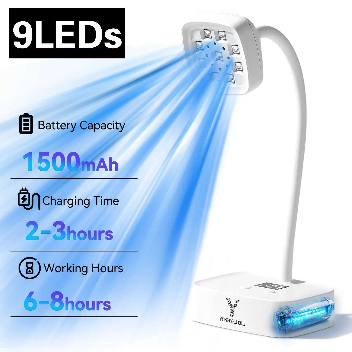 Mini UV Light for Gel Nails Small Nail Cure Light with 2 Timers Rotatable LED Nail Lamp USB Nail Dryer for Curing Gel PolishT251216-image-1088552859