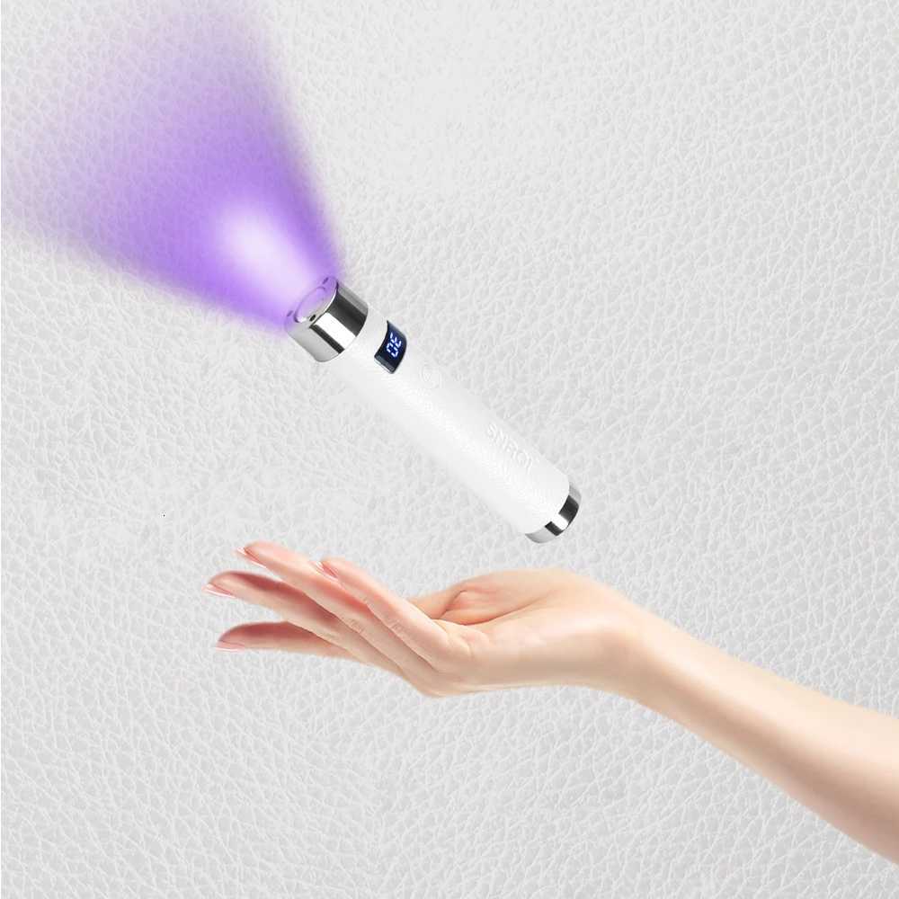 UV LED Nail Lamp with Smart AI SensorRechargeable Portable One-Character LightEffect Professional Manicure Device with DisplayT251216-image-1088552409