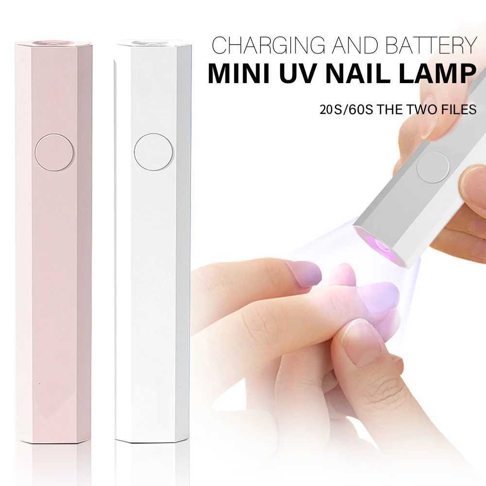 Handheld Quick Dry Nail Dryer Machine UV LED Nail Lamp for Curing All Nail Gel USB Rechargeable Nail Art Tool Home Travel UseT251216-image-1088551330
