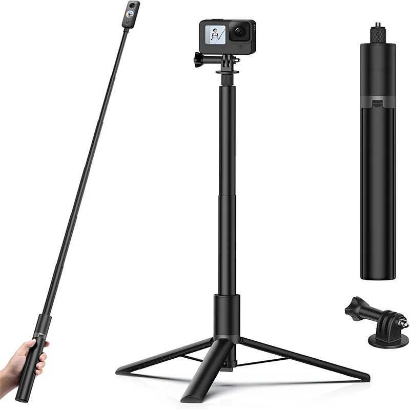 For Insta360 X5 X4 X3 Invisible Selfie Stick Rotating Bullet Time Handheld Tripod for 13 12 11 DJI Action 5 Pro 4 3 Camera G251216-image-1088569379