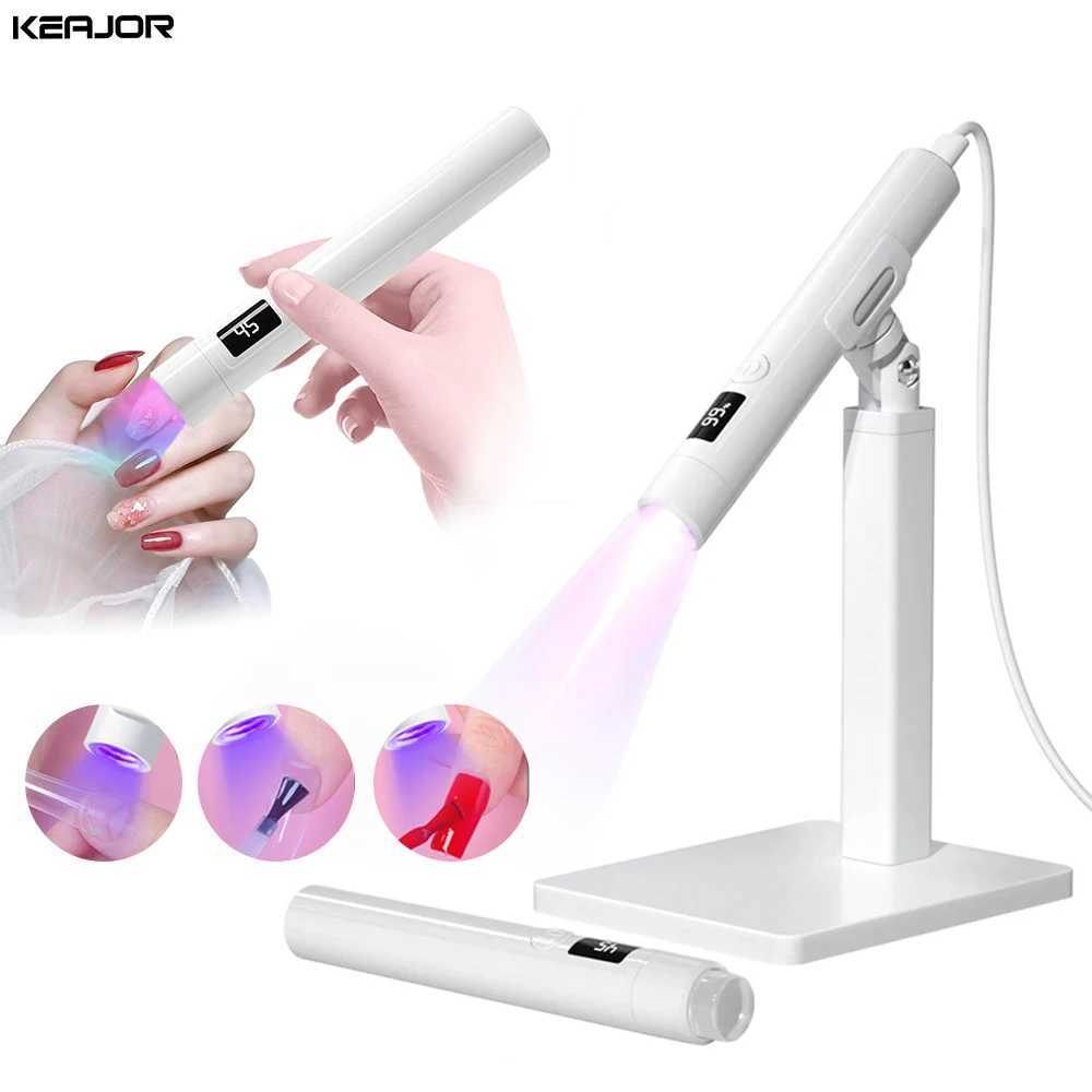Mini UV Nail Lamp Dryer For Manicure LED Light Nail Art Gel Curing Rechargeable Home Use Portable Quick Drying Varnish Nail LampT251216-image-1088551205