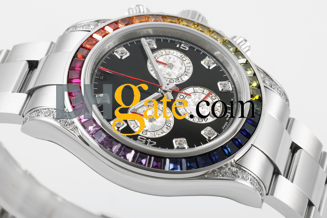 2026 OLEX Chronograph Mens Movement Watch luxury designer super clone Watches 126500LN 904L 4130 AAAAA ceramic Men's Automatic watches Stainles