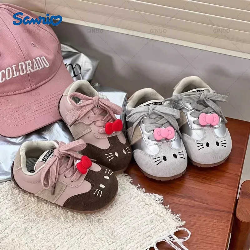 Sanrio 2025 printemps chaussures de marche à semelle souple bébé anti-dérapant Version coréenne princesse dessin animé conception chaussures simp