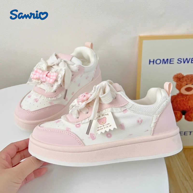 Sanrio 2025 nouvelles femmes étudiants baskets mode mignon dames chaussures décontractées école Patchwork antidérapant femmes chaussures de sport