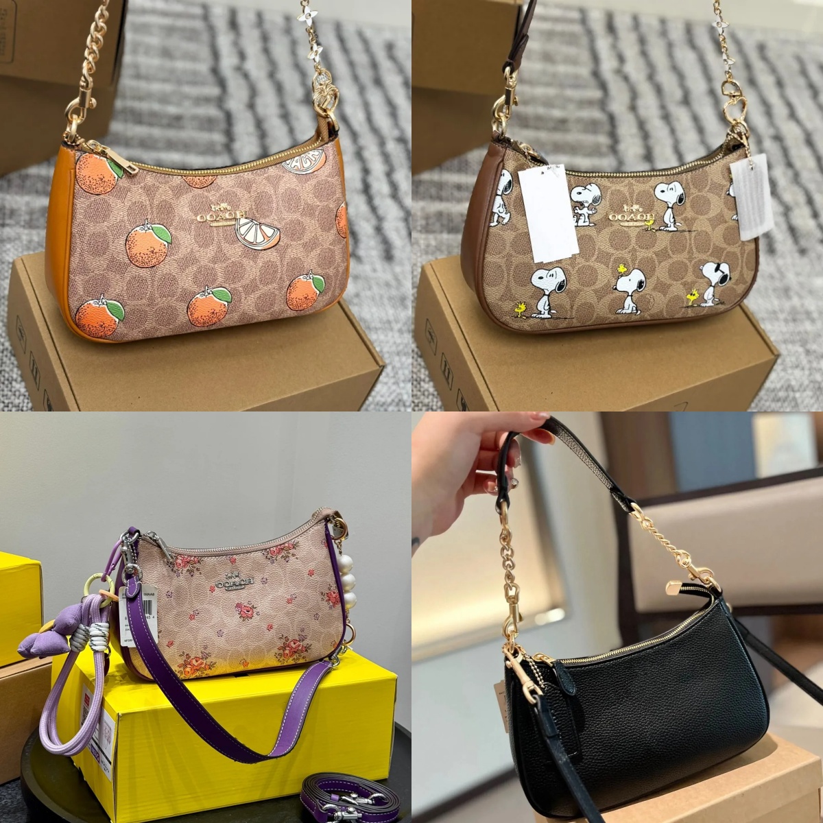 Designer bags Evening Bags teri Baguette Bag Armpit Tote Underarm Carry Bag Vintage Style Clutch Shoulder Bag Women's handbag party