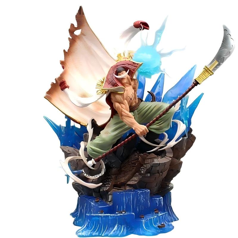 2026 New 40Cm One Piece Whitebeard Pirates Fighting Edward Newgate Statue Gk White Beard Action Figure Model PVC Collection Toys U2 C260309-image-1096836674