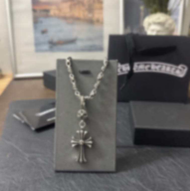 Collier chromé pour hommes, collier d'ancre de bateau de styliste, vintage en détresse, plein de diamants, pendentif de couple, petite amie, bijo