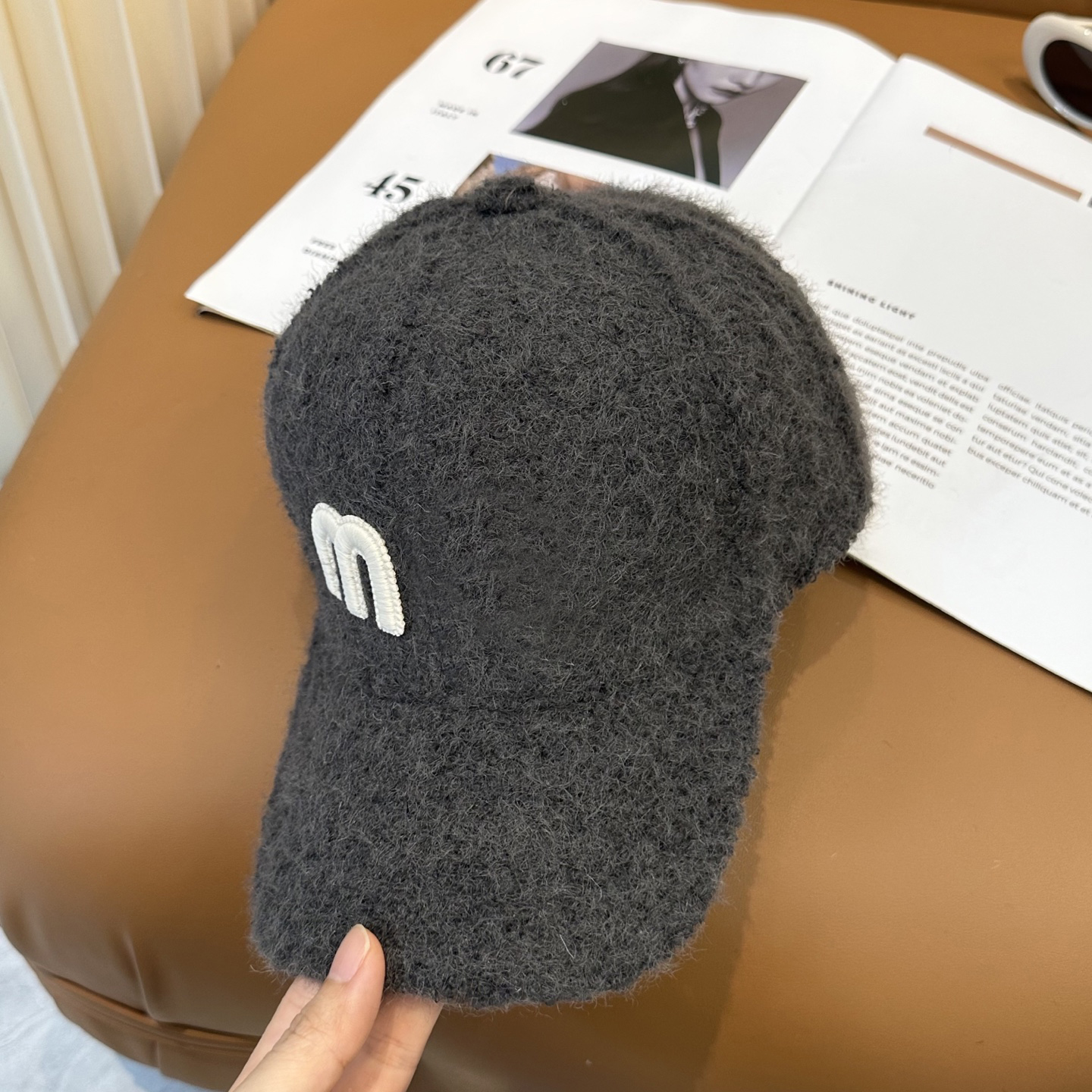 CXUAHS2512172 Warm Fleece Beanie Men/Women Unisex Cotton Windproof Winter Hat Soft Stretchable for Cold Weather Adjustable Daily Wear Outdoor Activi