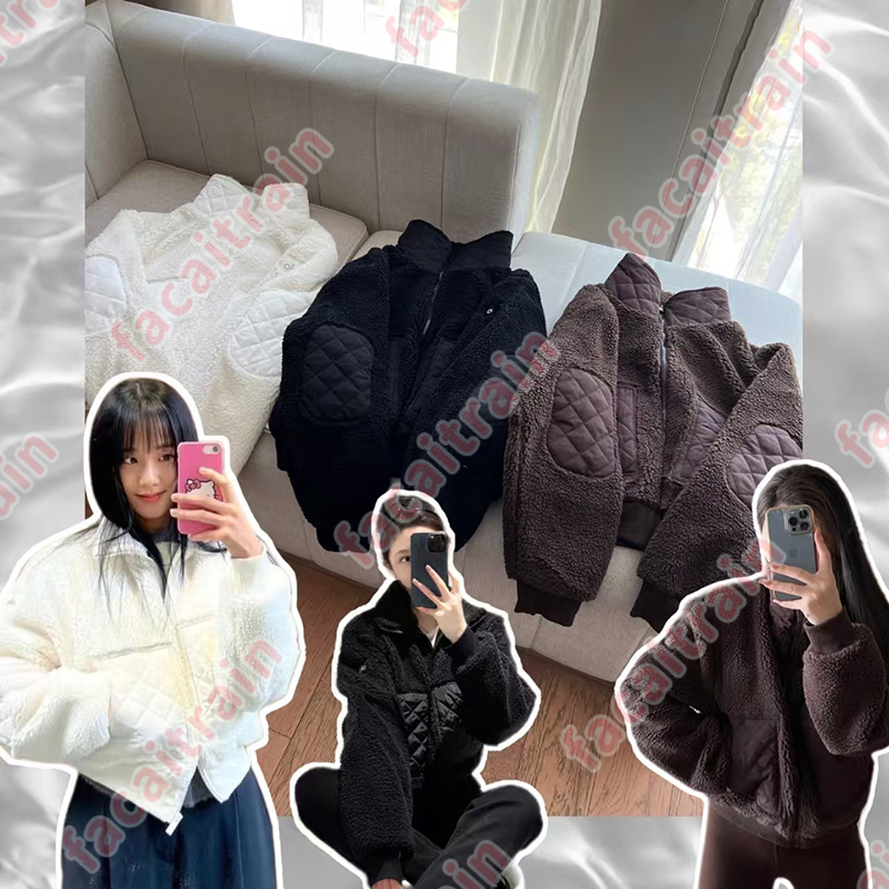 designer jackets womens fashion brand Style Womens New Lamb Wool Imitation Rabbit Fur Slimming Warm High-end Plush Thick Coat