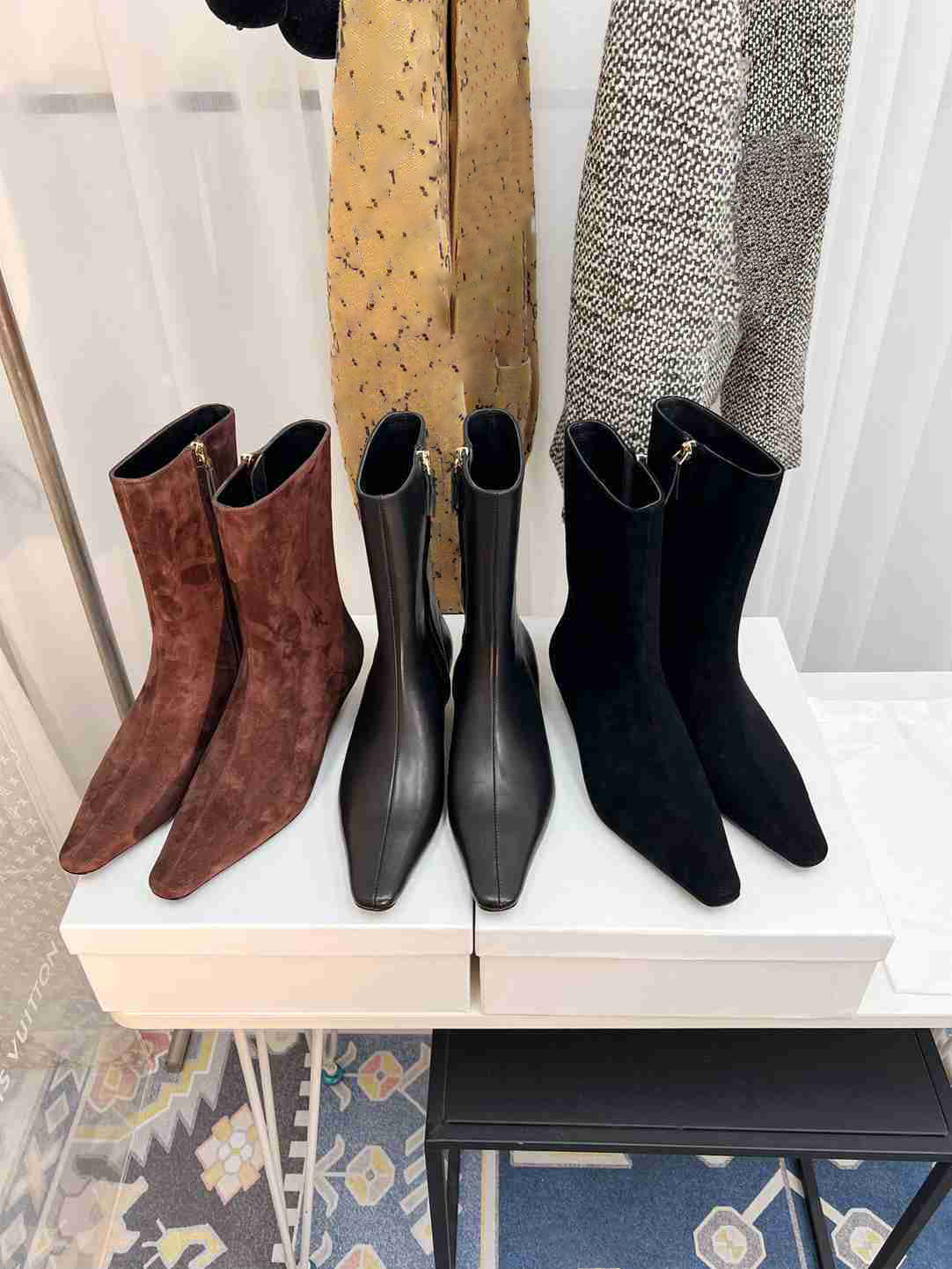 10A Bottines décontractées de haute qualité pour femme, alliant praticité et élégance, adaptées à diverses tenues quotidiennes, chaussures à talo