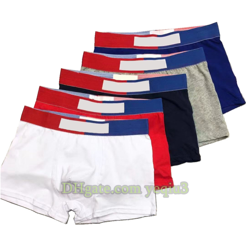 Mens Underwear Cotton Boxer Briefs Designer Style High Quality Cotton Material Boxed Gift Packing Asian Size Soft Stretch Comfortable Men Boxer B-image-552210069