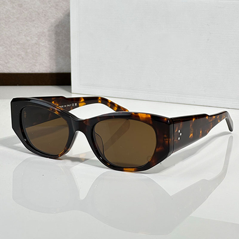 High quality outdoor tourism cycling men sunglasses women Elegant Sunshades Beach Style protection uv400 Tortoiseshell colored frame glasses CL40329