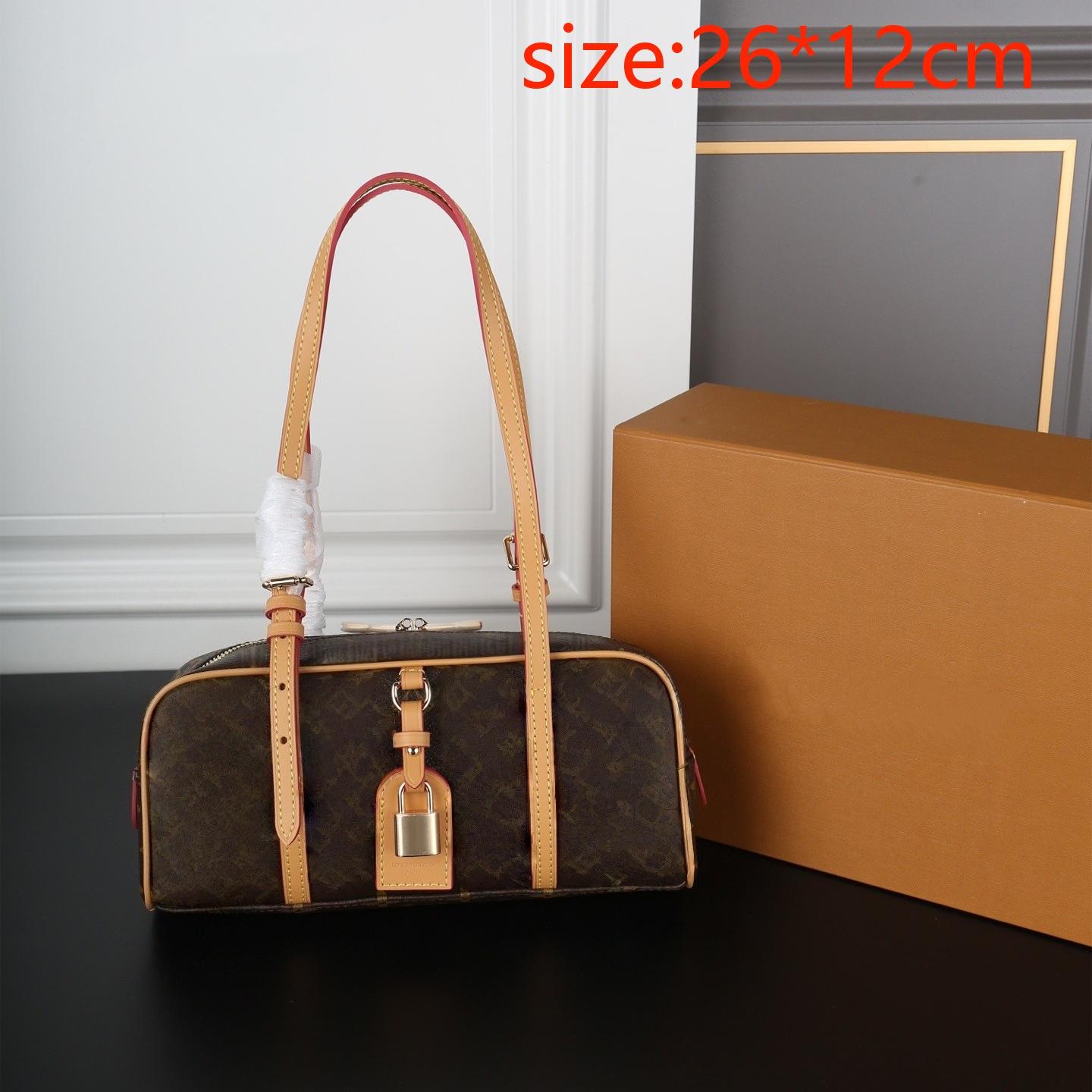 Sac de créateur sac de bowling sac rétro Cadeau idéal bouche à fermeture éclair défilé de mode pratique esprit noble sac à bandoulière portable p
