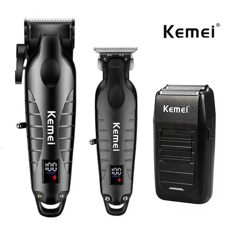 Kemei Hair Clipper Kit for Men Electric Shaver Hair Trimmer Professional Cutting Machine KM-2290 KM-2293 KM-1102T251217-image-1089239864