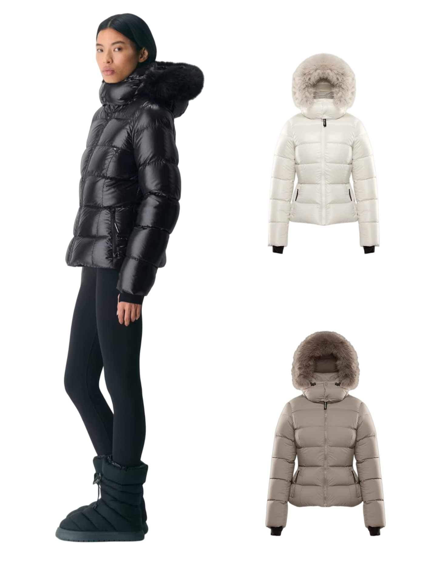 Designer Aritzia down puffer jacket women super puff short hooded vest branded waistcoat Canada down thick extreme coId warm knee length jackets ari