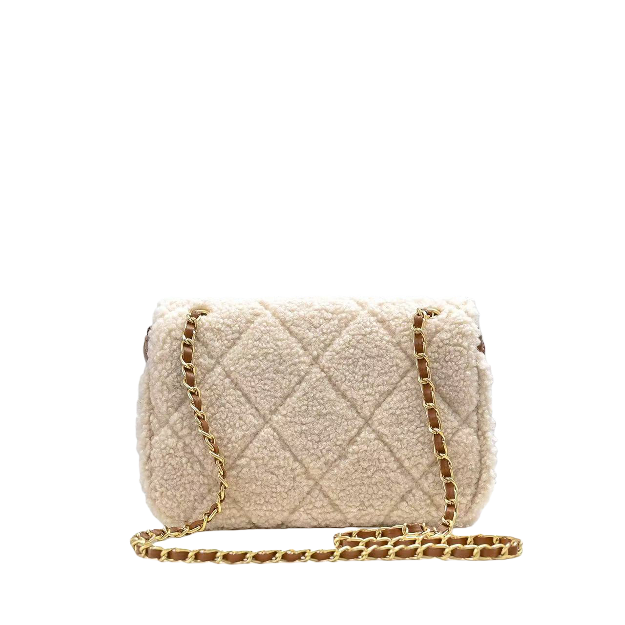 2025 Furry Lamb Wool Armpit Shopping Bag Handbag Chic Luxury Designer Handbag - Multifunctional Leather Single-shoulder Makeup Bag and Crossbody