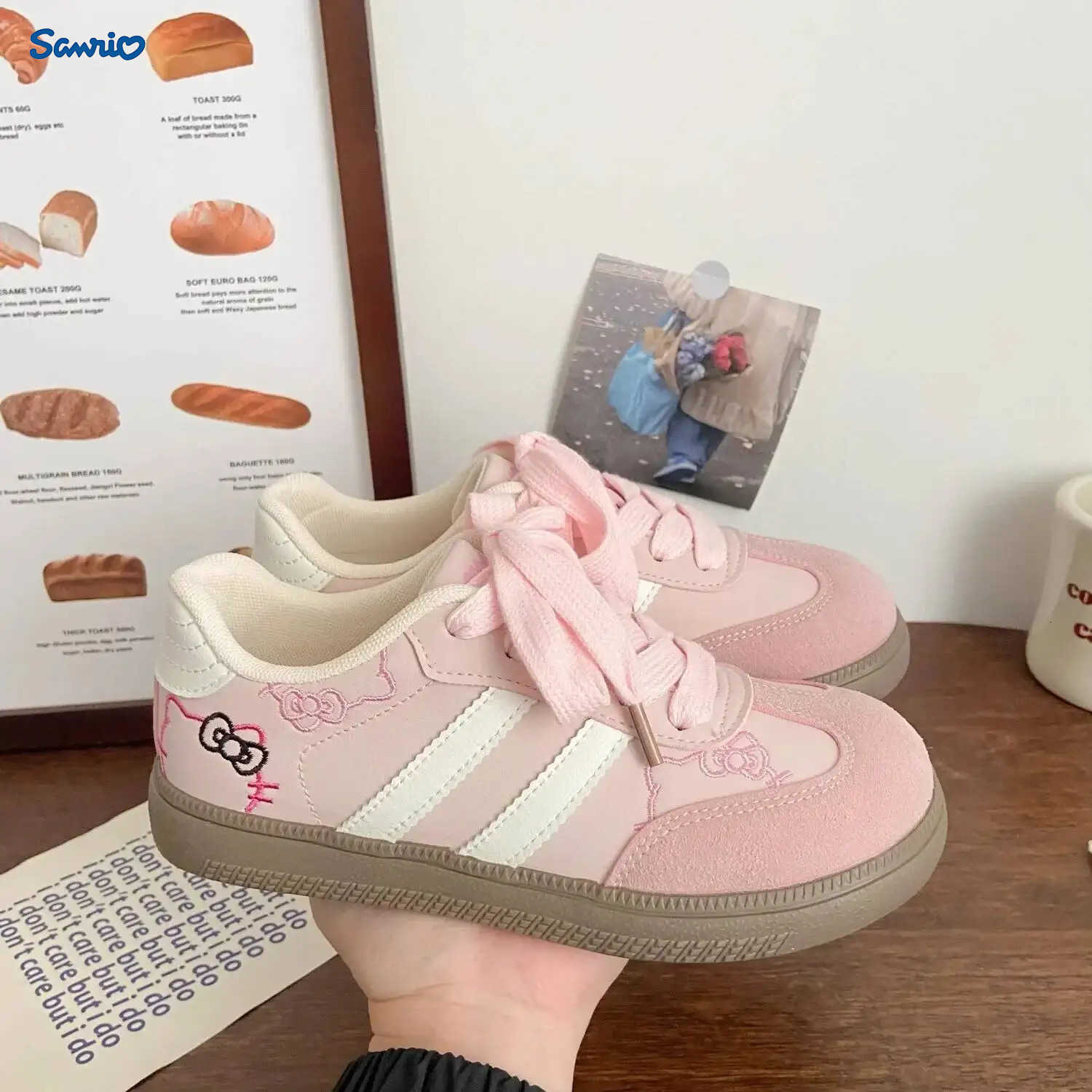 Sanrio – chaussures décontractées pour femmes, baskets blanches au début du printemps, nouveau Style, Design polyvalent, semelle supérieure en mi