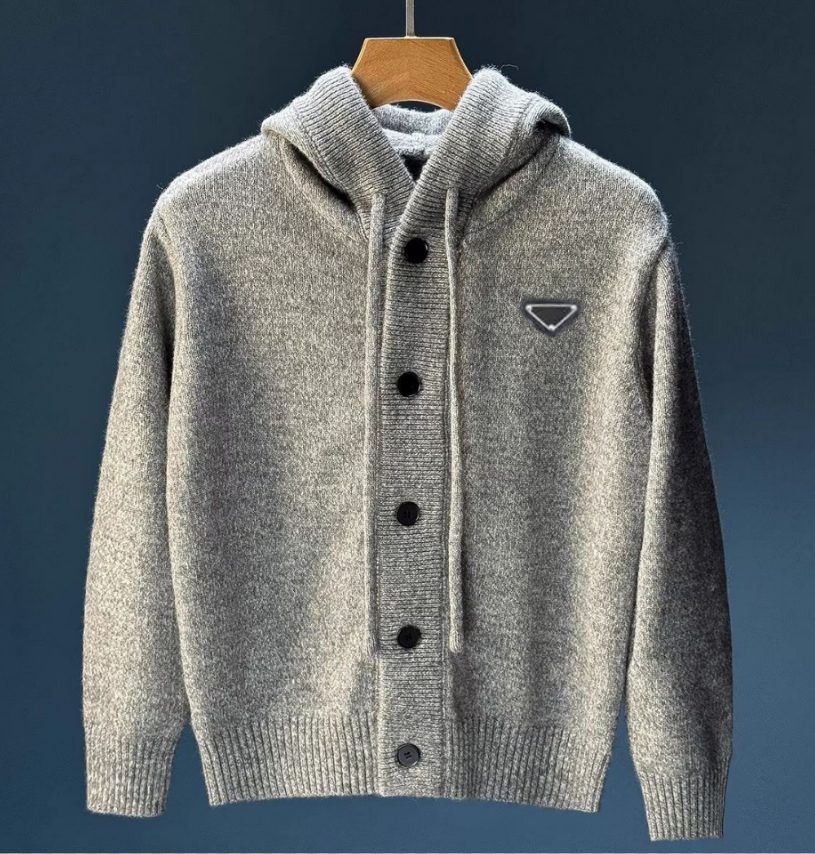 Men's Sweaters Cardigan Winter Thick Cashmere Coat Knitted Jumpers Casual Hooded Wool Jacket Quality Sweater Classic Retro Loose 8XL Size Coupl