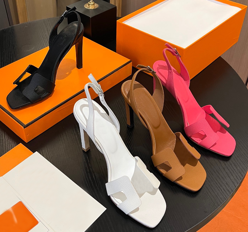 25s Pop Sandali donna tacco stiletto in pelle di vitello, sandali eleganti da sposa cerimonia festa sera punta aperta