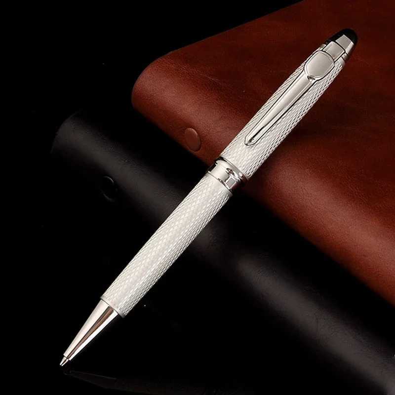Luxury Silver Gold Metal Ball Pen for Students Pens Portable Writting Business Calligraphy School Off Supplies Gift Y251218-image-1088847775