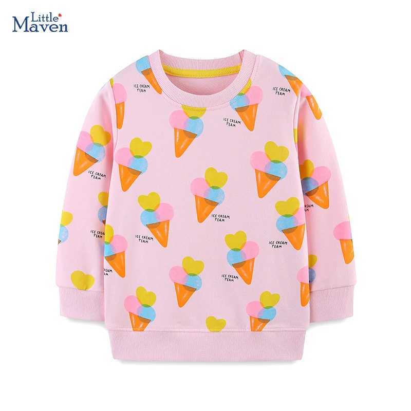 Little maven Ice Baby Girls Long Sleeve Tops for Kids Clothes Autumn Sweatshirts CHIldrens Clothing Cotton C251218-image-1088917758