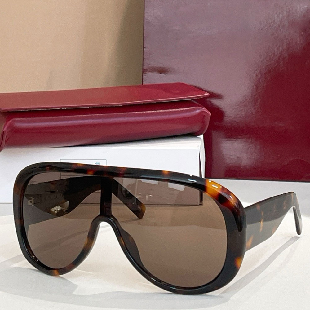 Rectangular frame womens designer shield mask sunglasses GG2164S fashion mens tortoiseshell acetate eyeglasses high quality UV400 Protection