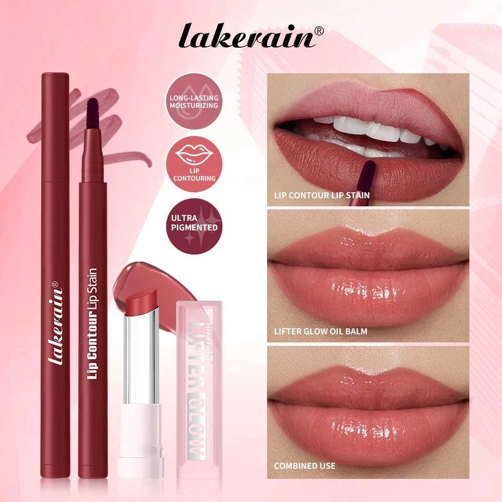 2pcs/set Lip Liner Pencil Smooth Moisturizing Lip Balm Lip Coutour Natural Look Long Lasting Hydrating Lips Makeup Kit G251218-image-1088875655