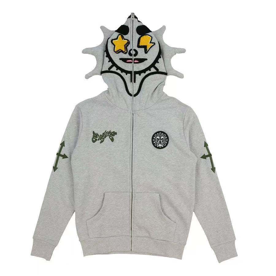 Glo Gang Hoodie Fast Glo Gangs The Glory Full Zip Designer Hoodie High Street 3D Printed Men Women Drink Cartoon Y2k Hoody Sweatshirts Long Sleeved