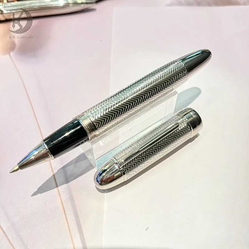 JD-149 Luxury Writing Roller ballpoint Pen Metal Pen Of Gold / Silver Trim Fancy Pen Gift for Men Wen In Executive Offs Y251218-image-1088849145